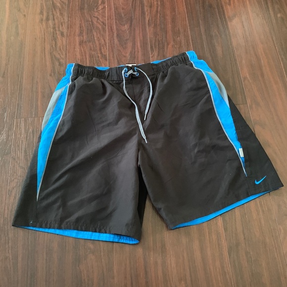 lined swim shorts